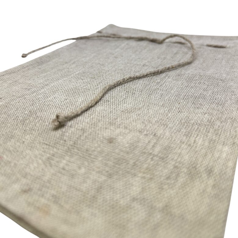 Lina maisiņš 14 X 21 cm pelēkā krāsā